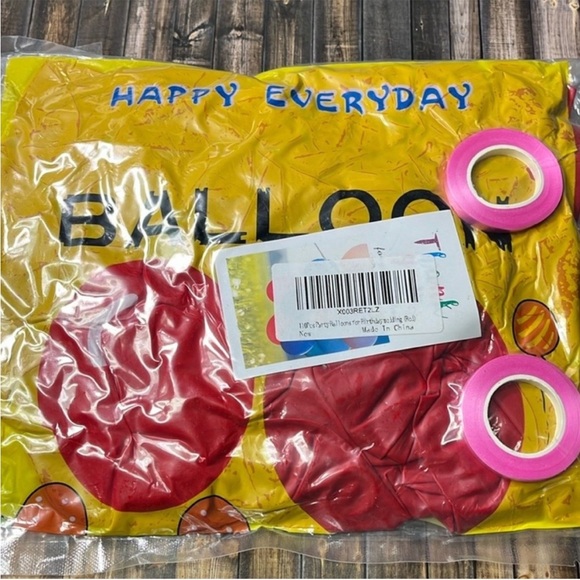 5for$10 Red Garland 110Pc Balloons Hoilday, Bachelorette, & Birthday Party - Picture 4 of 5